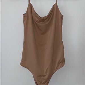 Zara Tan Bodysuit (NWOT)